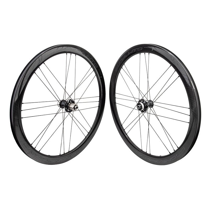 Wheels Campagnolo Campagnolo Bora WTO 45 DB 700C Wheel Set Dark Slate Gray