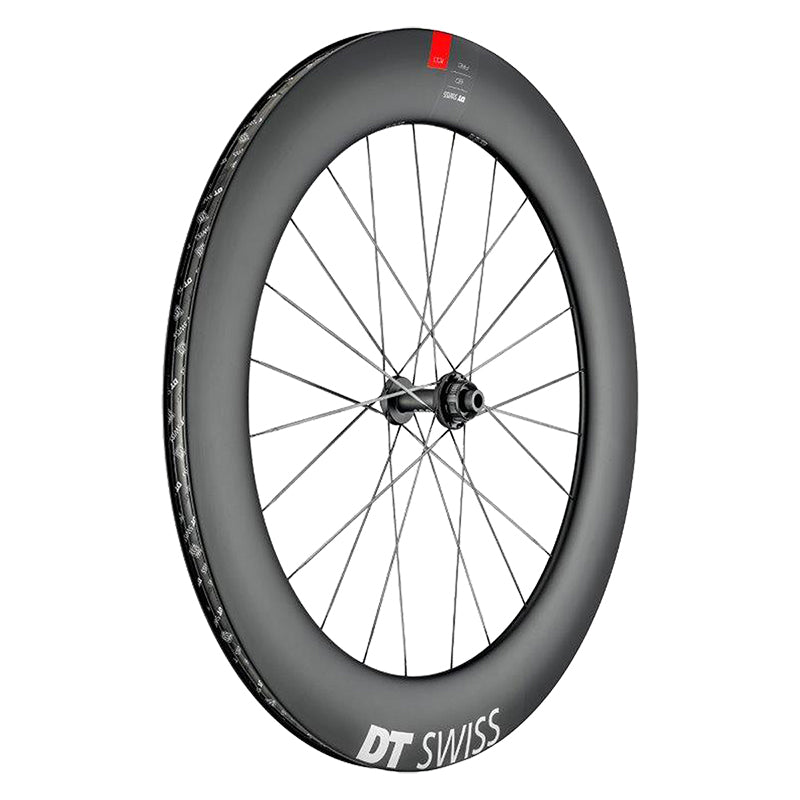 Wheels DT Swiss DT Swiss ARC 1100 80 DiCut Disc Front Wheel 700c 12x100 Dim Gray