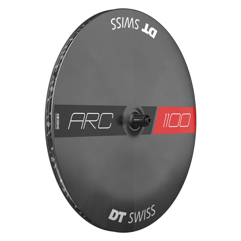 Rear Wheel DT Swiss DT Swiss ARC 1100 DiCut Aero Disc Rear Wheel - 700 12 x 142mm Center-Lock HG 11 Road/XDR BLK Dim Gray
