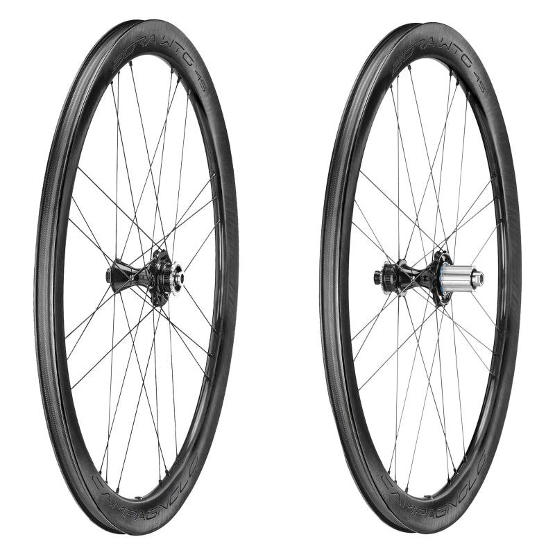 Wheels Campagnolo Campagnolo Bora WTO 45 DB 700C Wheel Set Dark Slate Gray
