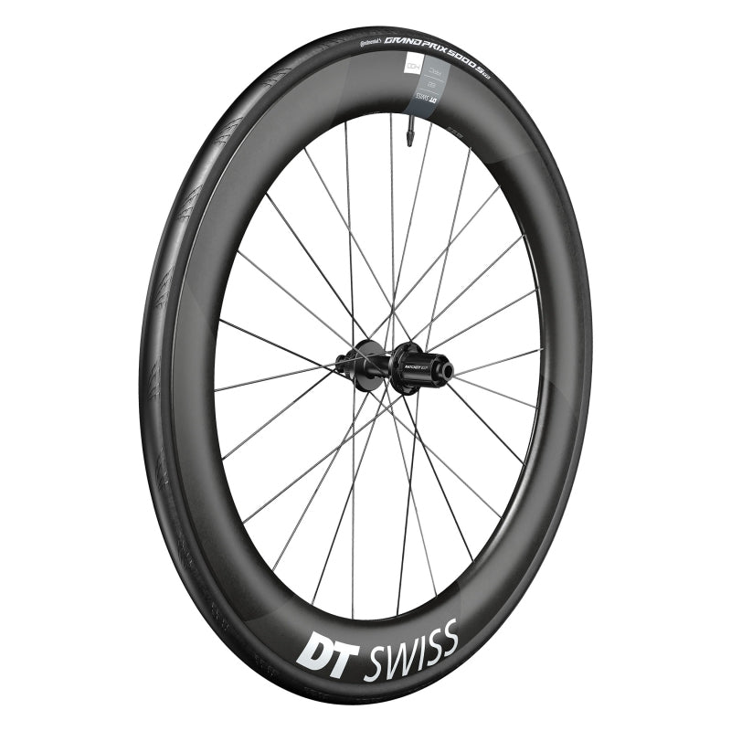Wheels DT Swiss Dt swiss ARC 1400 Wide Dicut 62 WTS 700C Wheel Rear Dark Slate Gray