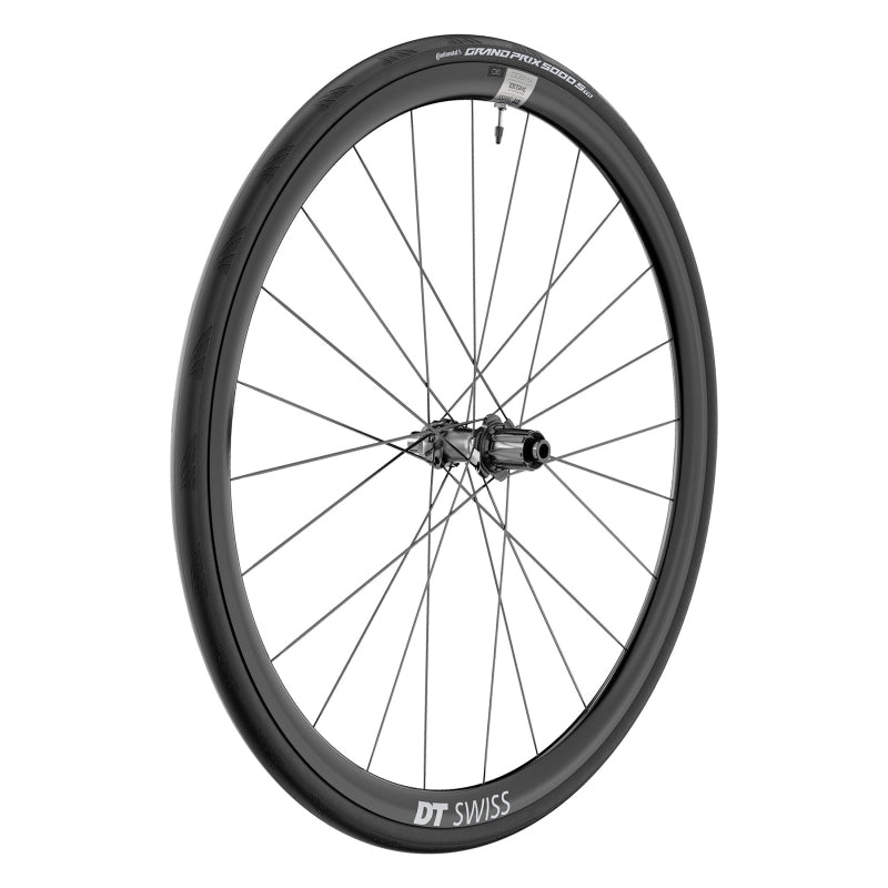Wheels DT Swiss Dt swiss A 1800 Spline WTS 700C Wheel Rear Dark Slate Gray