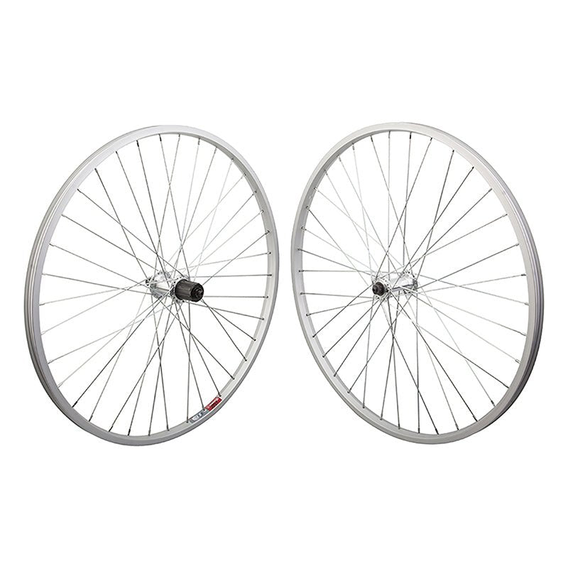 Wheels Wheel master Wheel master 26` Alloy Mountain Single Wall 26in Wheel SET Light Gray