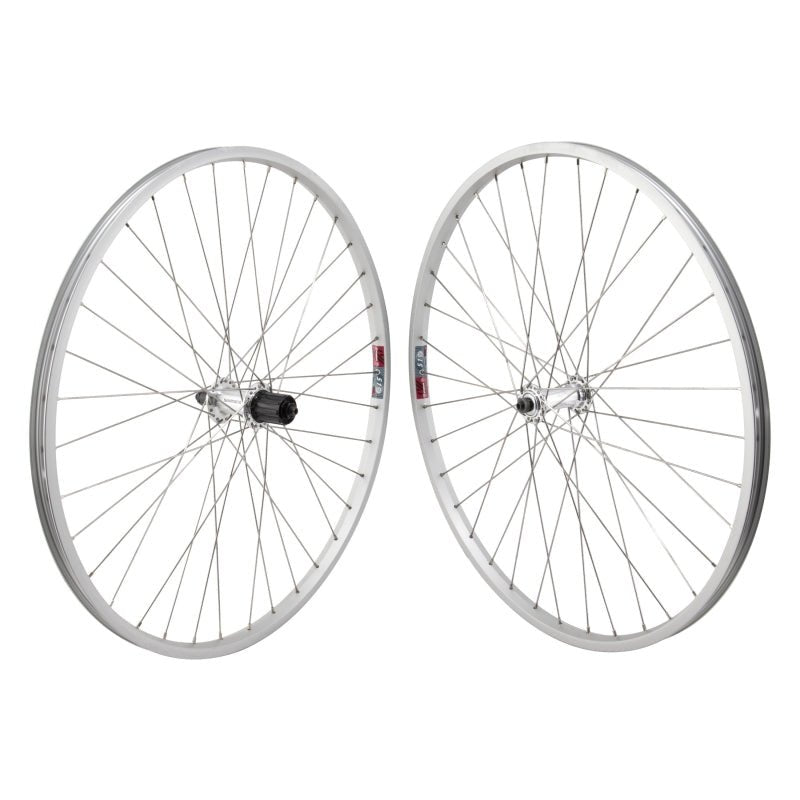 Wheels Wheel master Wheel master 26` Alloy Mountain Single Wall 26in Wheel SET Light Gray