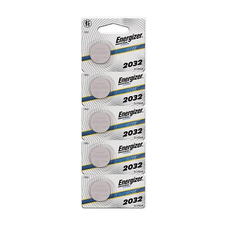 Batteries Energizer Energizer CR2032 Lithium Battery: Card of 5 Light Gray