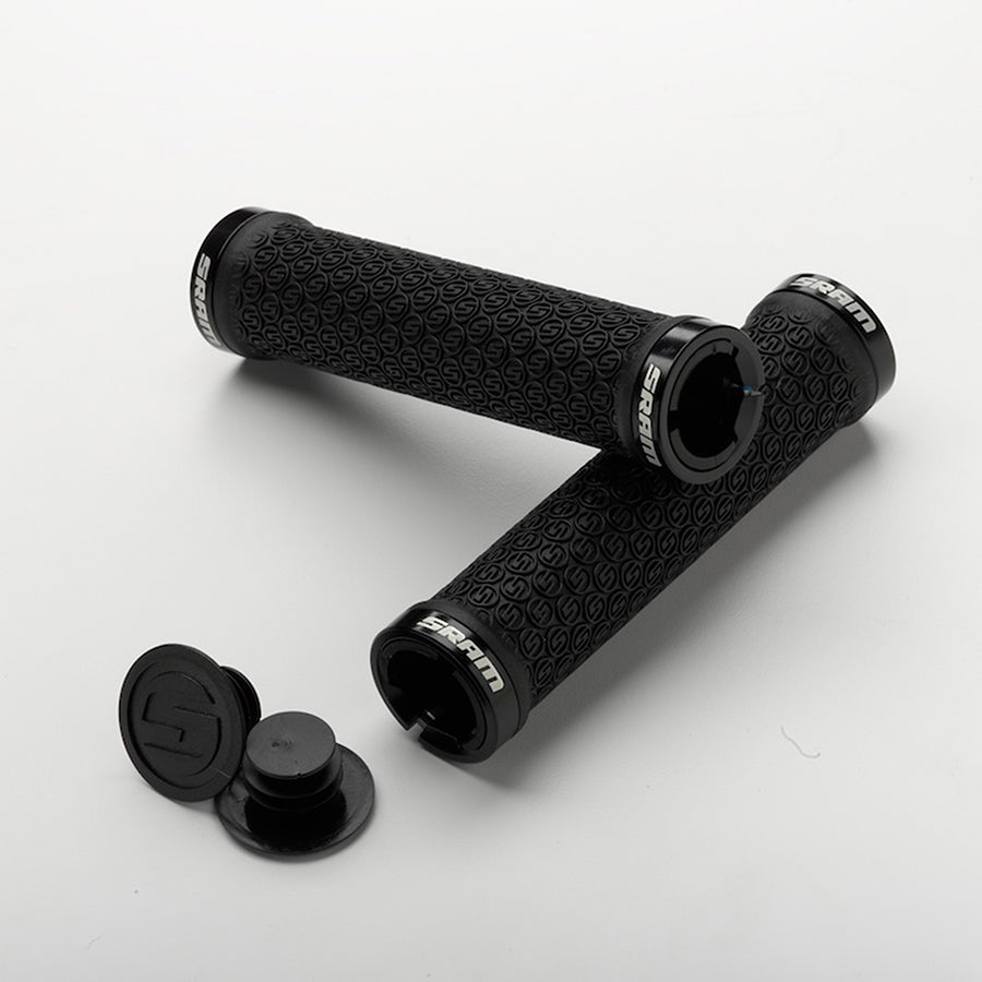 Grips SRAM SRAM Locking Grips - Black Lock-On Dark Slate Gray