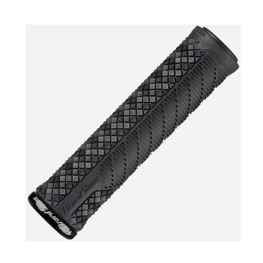 Grips Lizard Skins Lizard Skins Charger Evo Grips - Jet Black Lock-On White Smoke