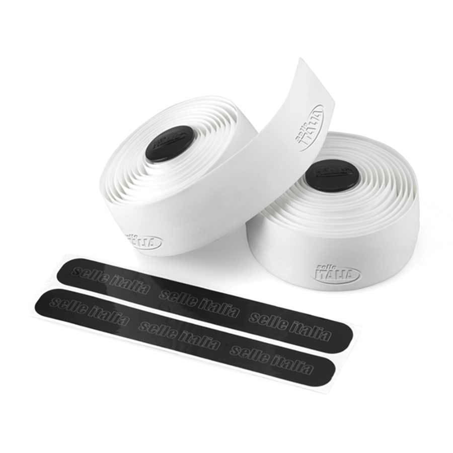 Bar Tape Selle Italia Selle Italia SMOOTAPE Corsa Handlebar Tape White Dark Slate Gray