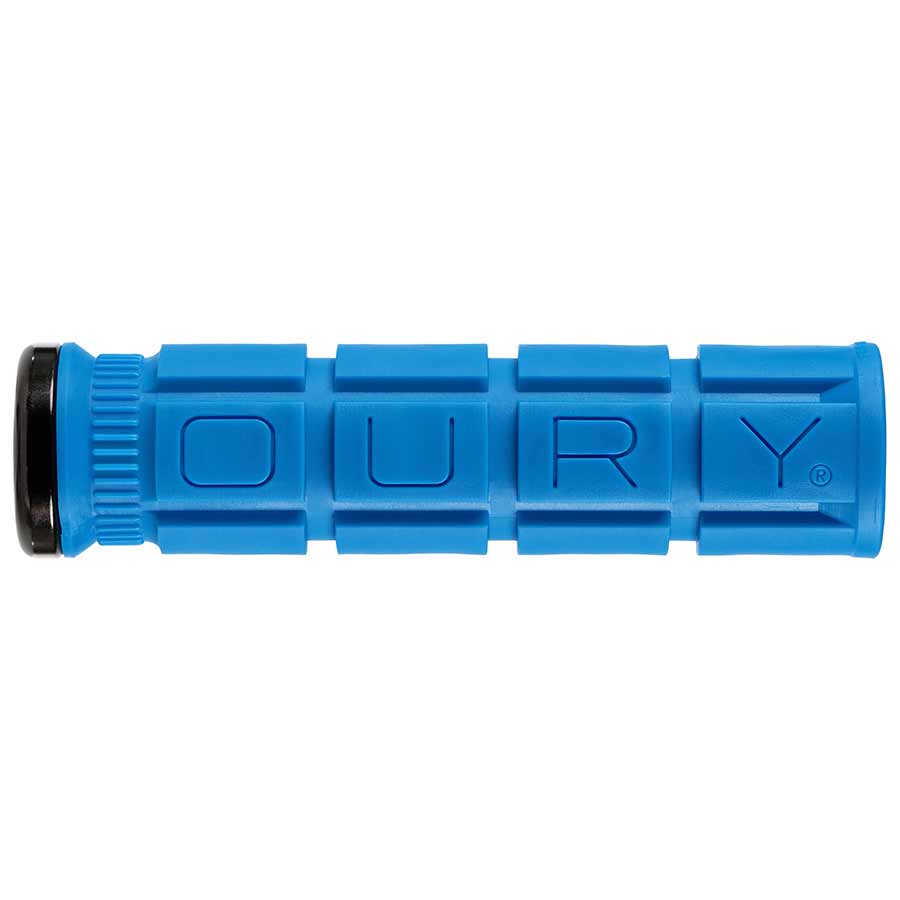 Grips Oury Grips Oury Single-Sided V2 Lock-On Grips - Deja Blue Steel Blue