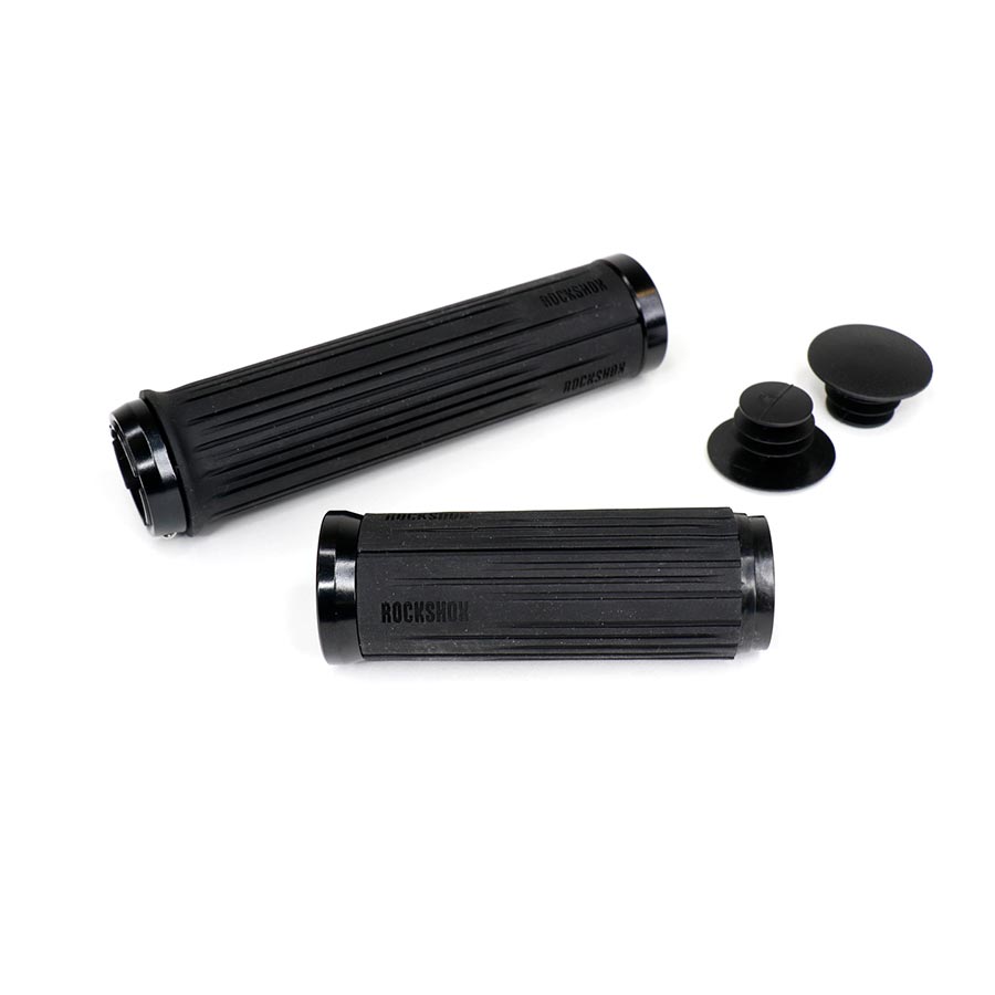 Grips RockShox RockShox Grips for TwistLoc 77/125mm Grips 125mm/77mm Textured Pair Dark Slate Gray