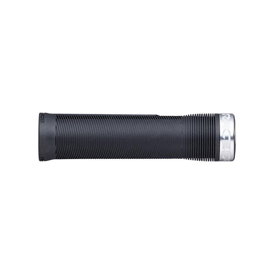 Grips Race Face RaceFace Chester Grips - Lock-On Black/Silver 34mm Dark Slate Gray