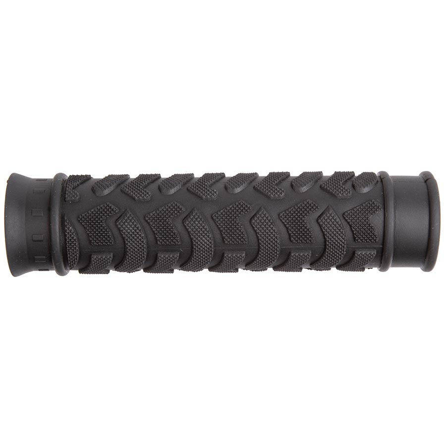 Grips M-Wave M-Wave Cloud Tire 2 Grips 120mm Black Dark Slate Gray
