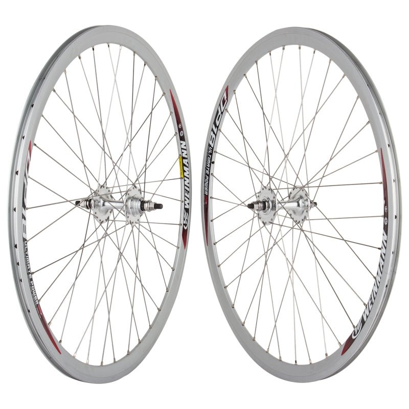 Wheels Wheel master Wheel master 700C Alloy Fixed Gear/Freewheel Double Wall 700C Wheel SET Gray
