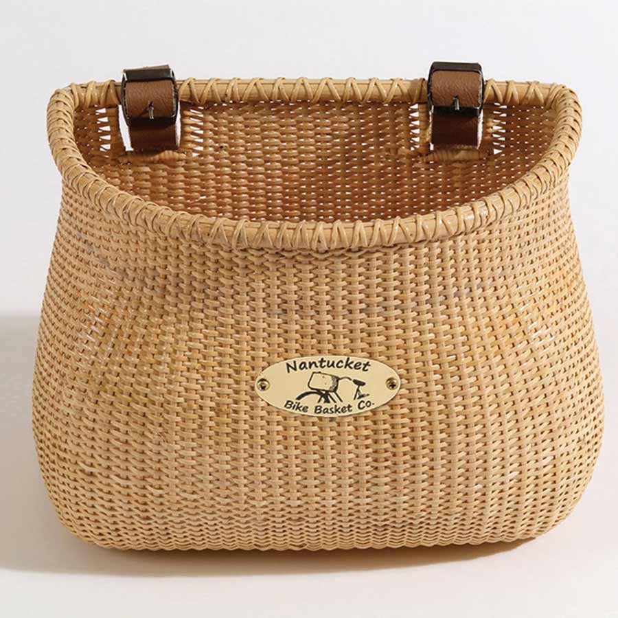 Baskets and Accessories Nantucket Nantucket Ligthship Classic Basket 12x7.5x9 Natural Dark Khaki
