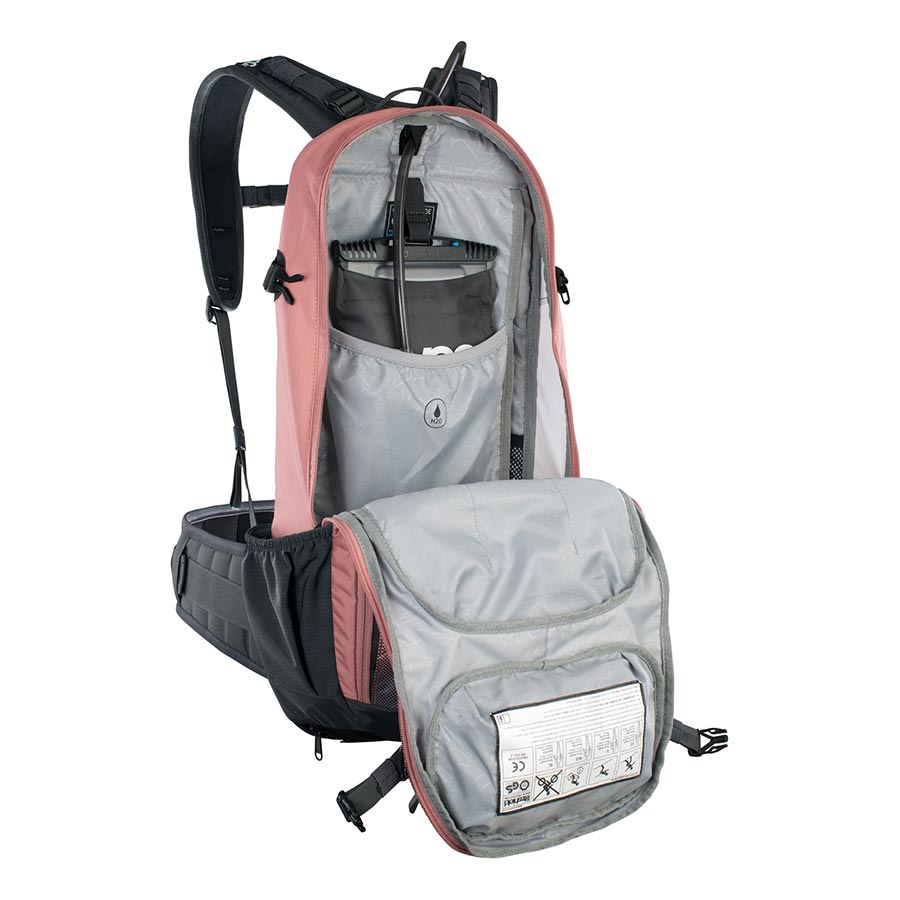 Backpack & Messenger Bags EVOC EVOC FR Enduro Protector backpack 16L Dusty Pink/Carbon Grey S Dark Gray