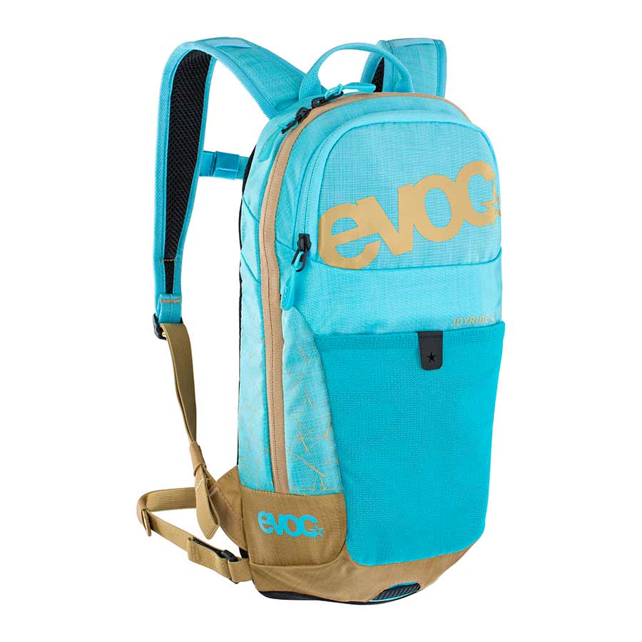 Hydration EVOC EVOC Joyride 4 Hydration Bag Volume: 4L Bladder: Not included Neon Blue/Gold Medium Turquoise