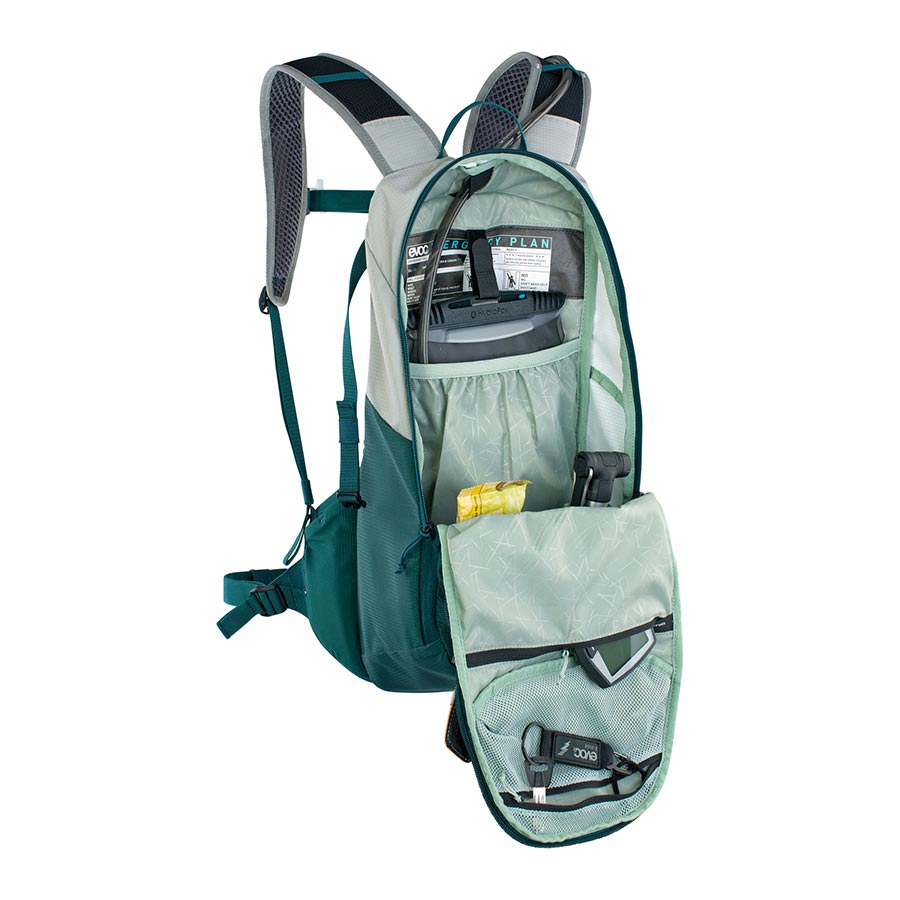 Hydration EVOC EVOC E-Ride 12 Hydration Bag Volume: 12L Bladder: Not included Stone/Petrol Dark Slate Gray