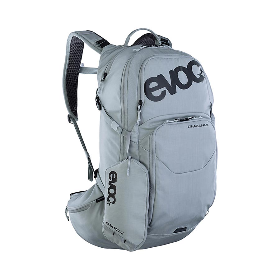 Hydration EVOC EVOC Explorer Pro 30 Hydration Bag Volume: 30L Bladder: Not included Silver Dark Gray