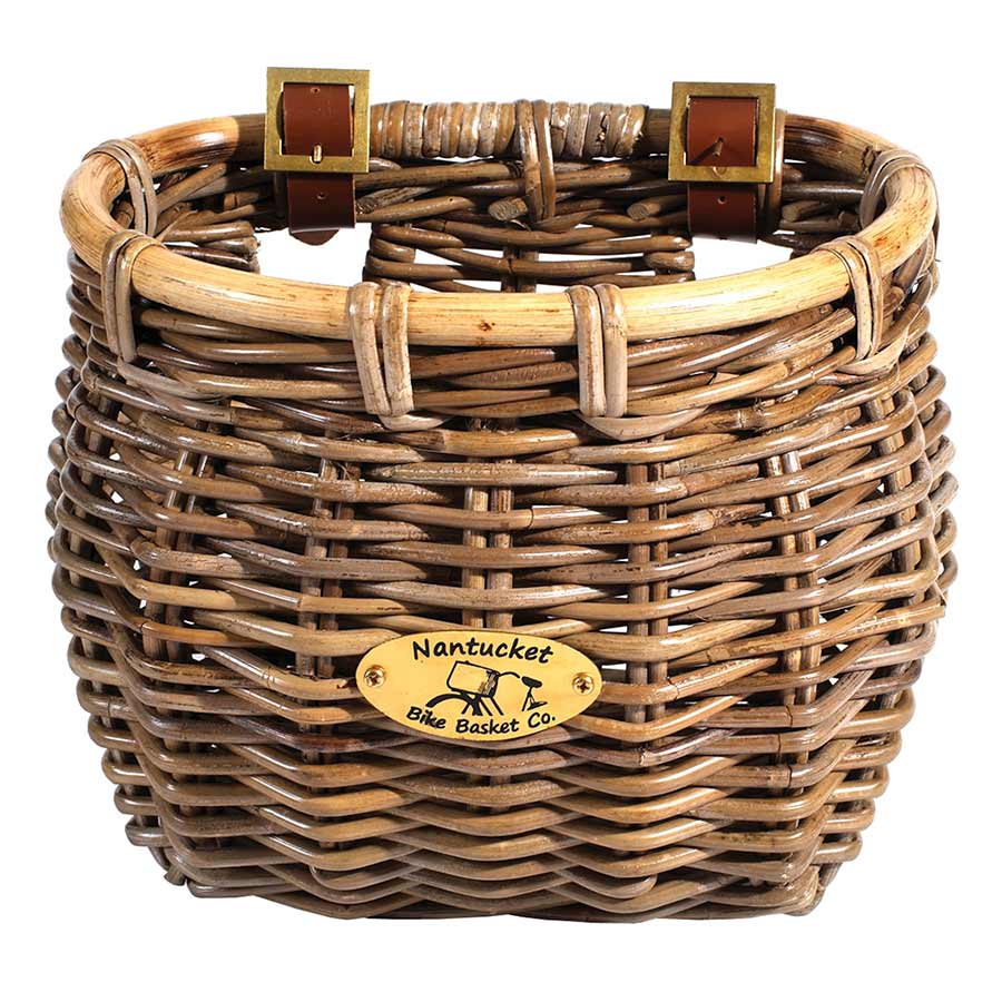 Baskets and Accessories Nantucket Nantucket Tuckernuck Classic Rattan Gray 11.5"x9.5"x9.5" Sienna
