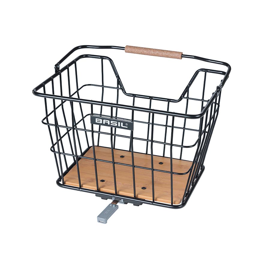 Baskets and Accessories Basil Basil Nordland Basket Front/Rear Black Rosy Brown
