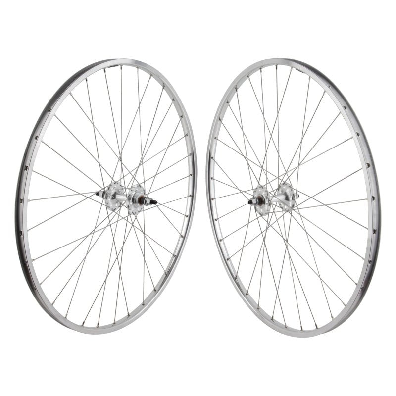 Wheels Wheel master Wheel master 700C Alloy Fixed Gear Double Wall 700C Wheel SET Light Gray