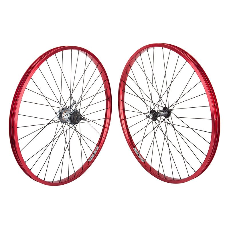 Wheels Wheel master Wheel master 26` Alloy Cruiser/Comfort 26in Wheel SET Brown
