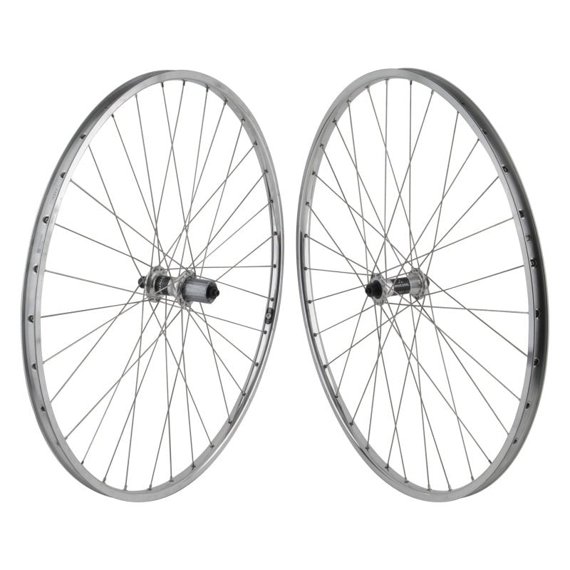 Wheels Wheel master Wheel master 700C Alloy Road Double Wall 700c Wheel SET Dark Gray