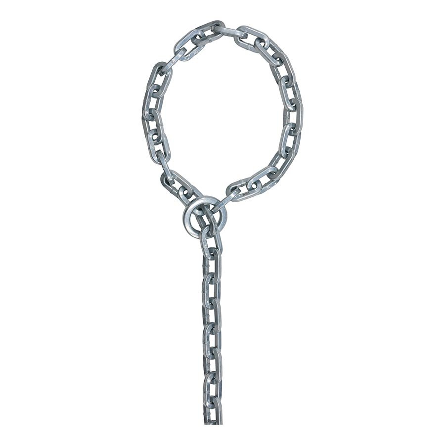 Chain Locks Abus Abus Kette 9KS + LOOP Chain Lock 9mm Black 250cm Light Slate Gray