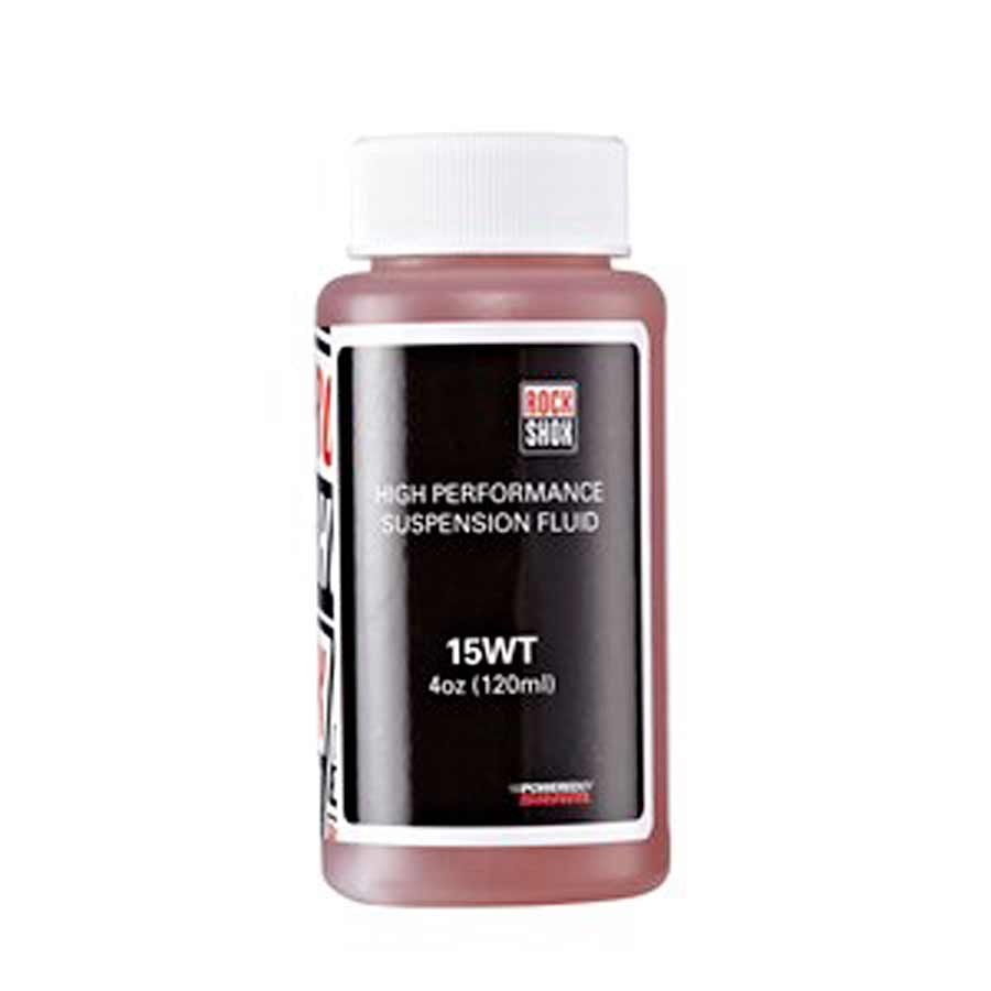 Suspension Tools RockShox RockShox Suspension Oil 15wt 120ml Bottle Lower Legs Gray