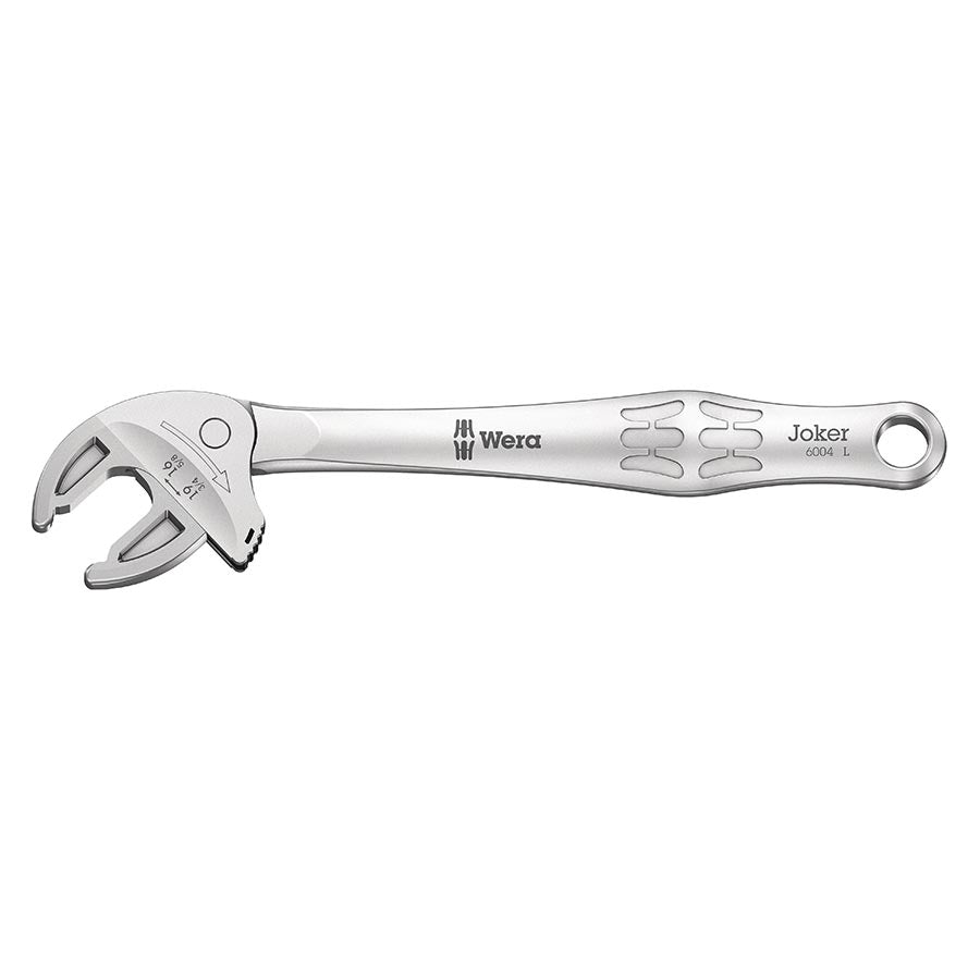 Adjustable Wrenchs Wera 6004 Joker L self-setting spanner 16-19 x 224 mm Light Gray