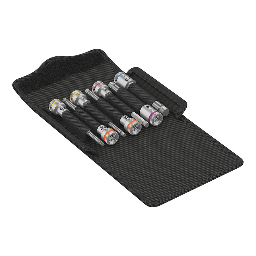 Ratchets and Bits Wera Wera Bicycle Set 8 - 3/8" Bit-Socket Set Dark Slate Gray