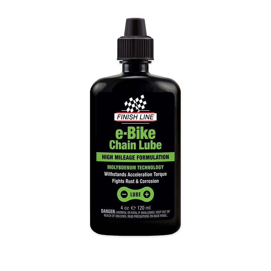Degreaser / Cleaner Finish Line Finish Line eBike Bike Chain Lube - 4oz Drip Dark Gray