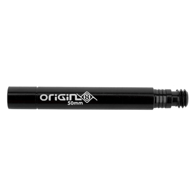 Valve Caps & Parts Origin8 Origin8 External Valve Extender External 50mm AL6061 Black Dark Slate Gray