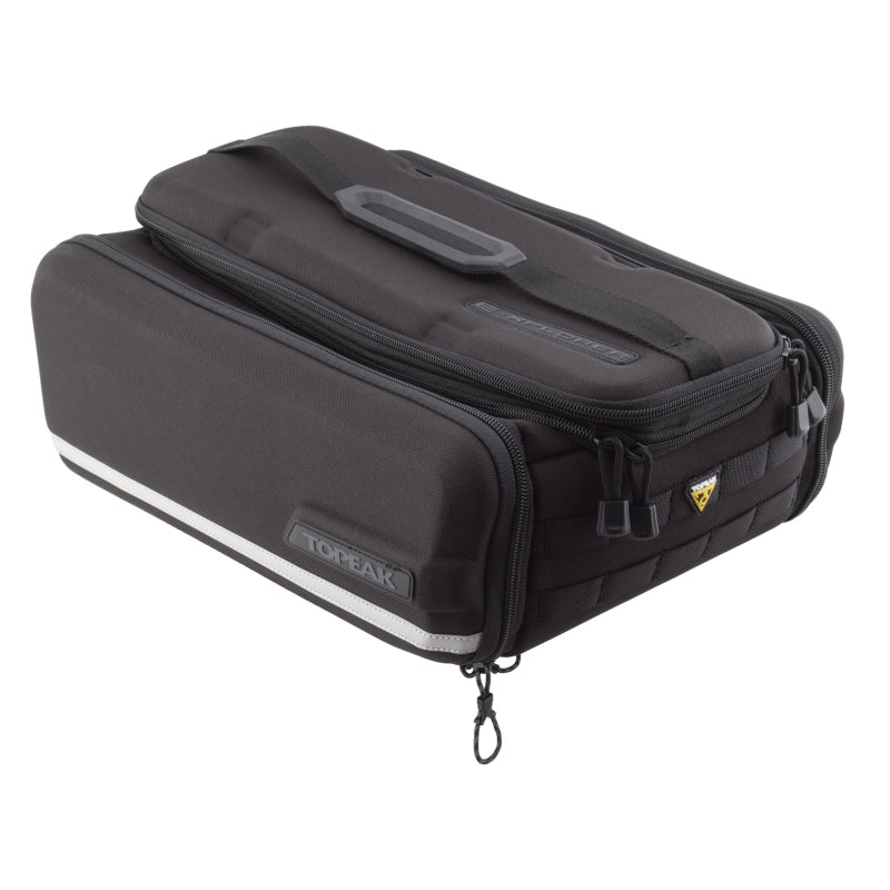 Rack Bag Topeak Topeak E-Xplorer Trunk Bag - With MTX QuickTrack 2 Mount - 26L Black Dark Slate Gray