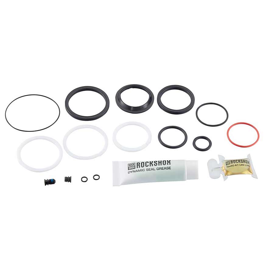 Rear Shock Parts & Service Kits RockShox RockShox Rear Shock Service Kit - 200 Hour/1 Year Super Deluxe Coil/Remote A1-A2 2018+ Dark Slate Gray