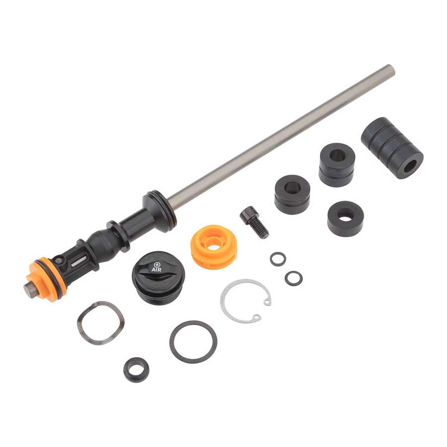 Air Springs & Parts RockShox RockShox DebonAir Spring Assembly - 100 - 160mm Top Cap Spring Travel Spacers Shaft Bolt 35 Gold A1 Dim Gray