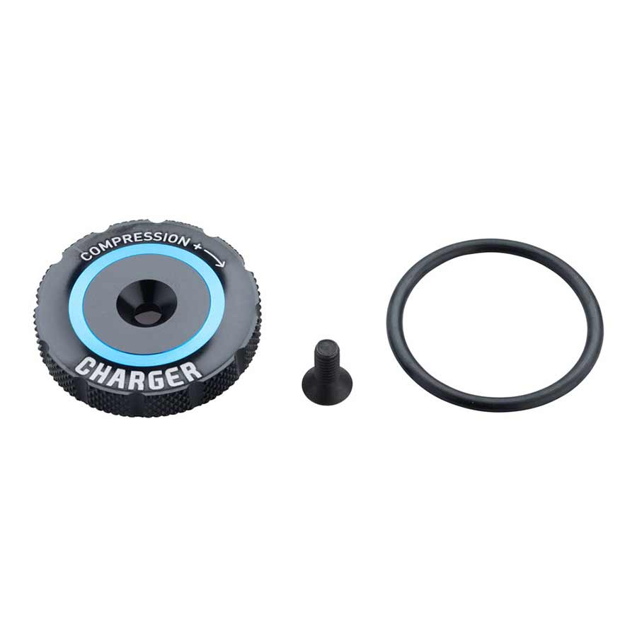 Adjuster Knob & External Hardware RockShox RockShox 35mm Charger2 RC Crown Knob Kit for BoXXer RC C1 Dim Gray