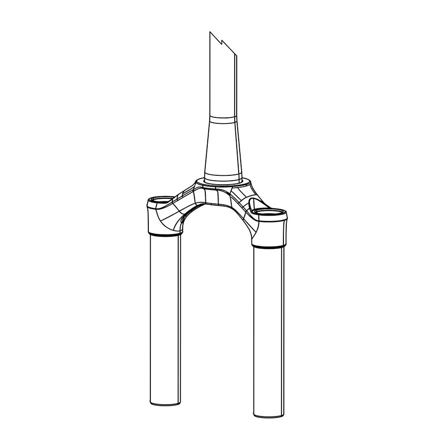 Fork Uppers RockShox RockShox CSU for SID 29 51 DFBLK 11.4018.008.472 Black