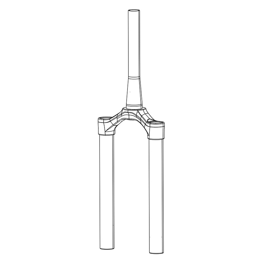 Fork Uppers RockShox RockShox CSU for RVL 35 DB 29 51 DFBLK 11.4018.008.581 Dark Slate Gray