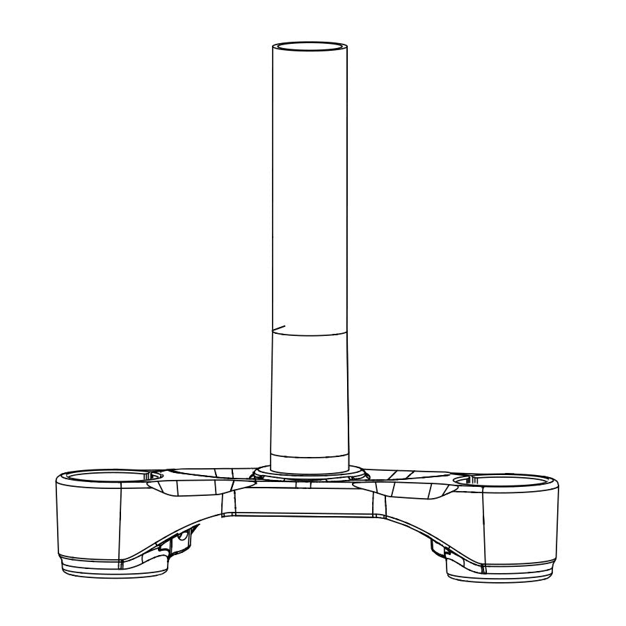Fork Uppers RockShox RockShox Lower Crown for BoXXer C1 10 OS 11.4018.094.000 Lavender