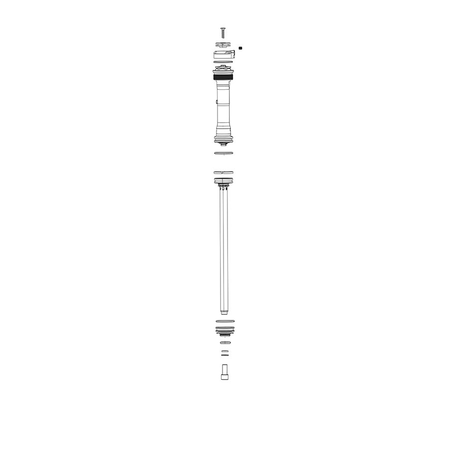 Damper Compression RockShox RockShox Compression Damper - Remote Turnkey Motion Control 17mm POPLOC Pre-2013 PUSHLOC 35 SILVER A1 35 SILVER A1 Light Gray