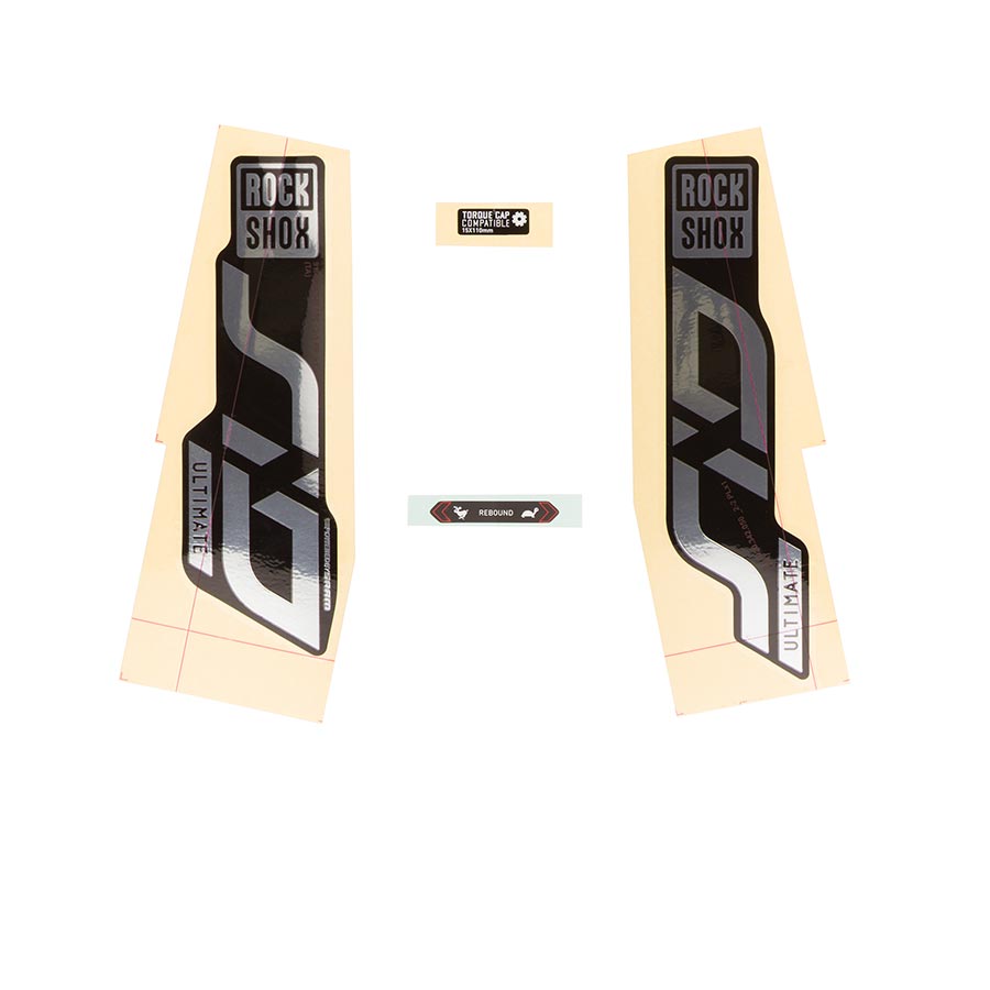 Fork Decals RockShox RockShox Decal Kit for SID 80-100 Ult GPLRF/GLB 11.4018.105.027 Bisque