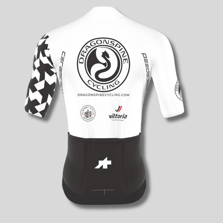 Jerseys Assos Assos x Dragonspine Cycling S11 RS Racing Jersey – 2025 Limited Edition (Select Sizes Still Available) Light Gray