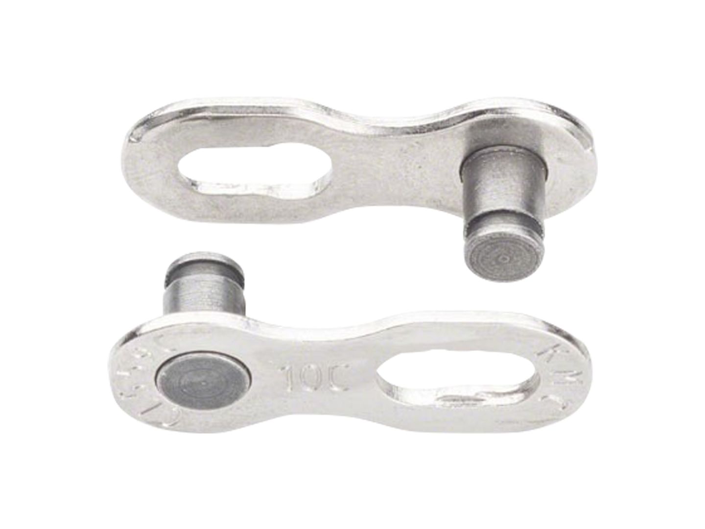 Chain Links and Pins KMC KMC MissingLink CL559CR Connector Campagnolo - 10-Speed Reusable Silver 2 Pairs/Card Light Gray
