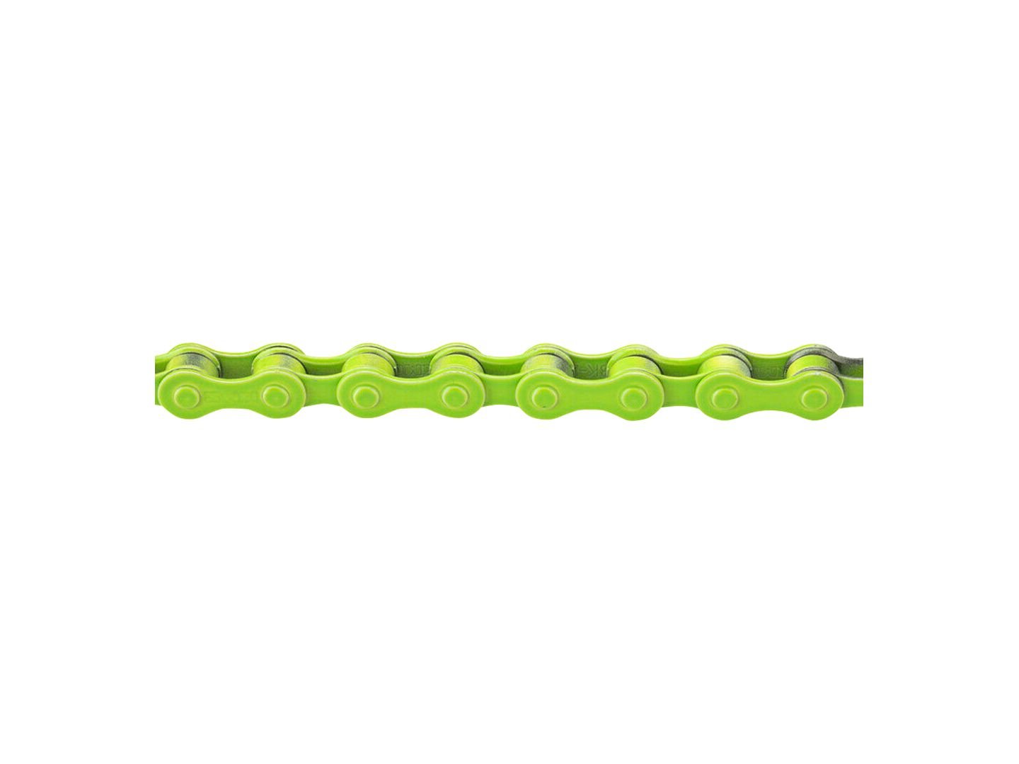 Chains KMC Kmc S1 1 Speed Chain Yellow Green