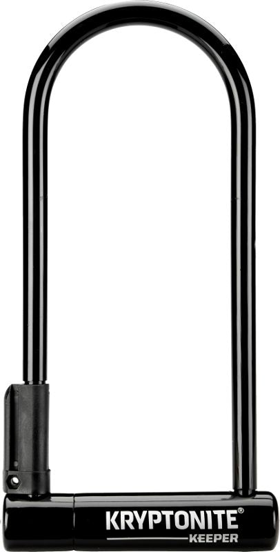 U-Lock Kryptonite Kryptonite Keeper U-Lock - 4 x 10" Keyed Black Includes bracket Black