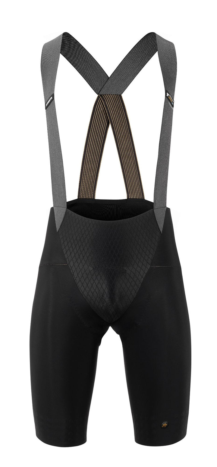 Men Assos Bib Shorts Flamme D'Or Front