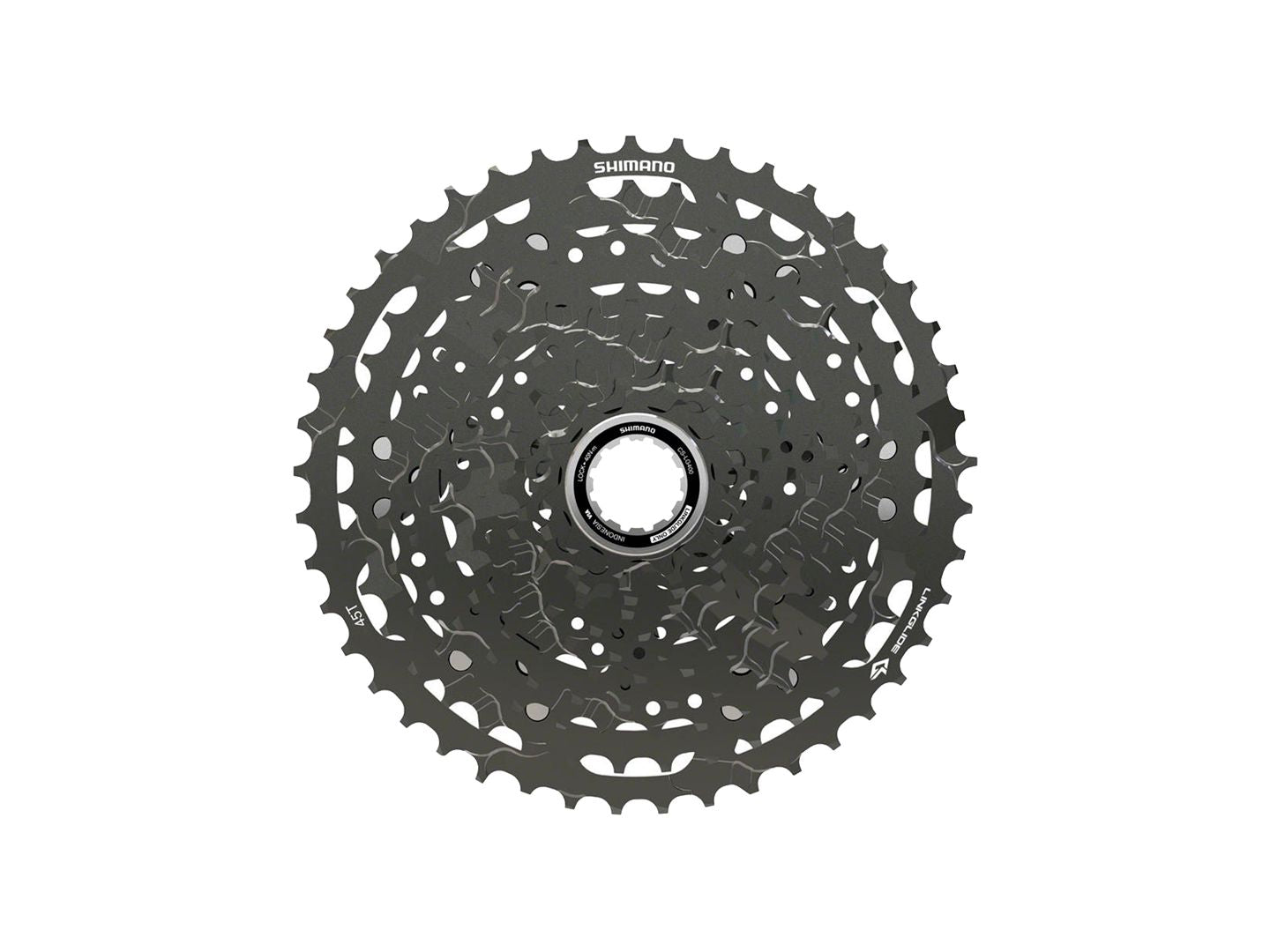 Shimano CUES CS-LG400-11 Cassette - 11-Speed 11-45t LINKGLIDE Black
