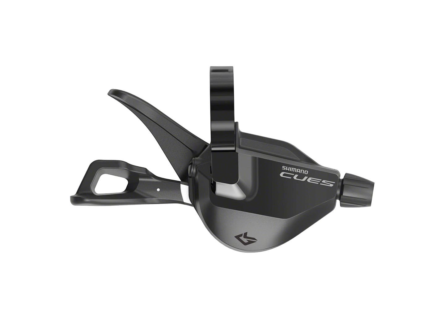 Shifters Shimano Shimano CUES SL-U6000-11R Shifter - Right 11-Speed Rapidfire Plus Black Dark Slate Gray