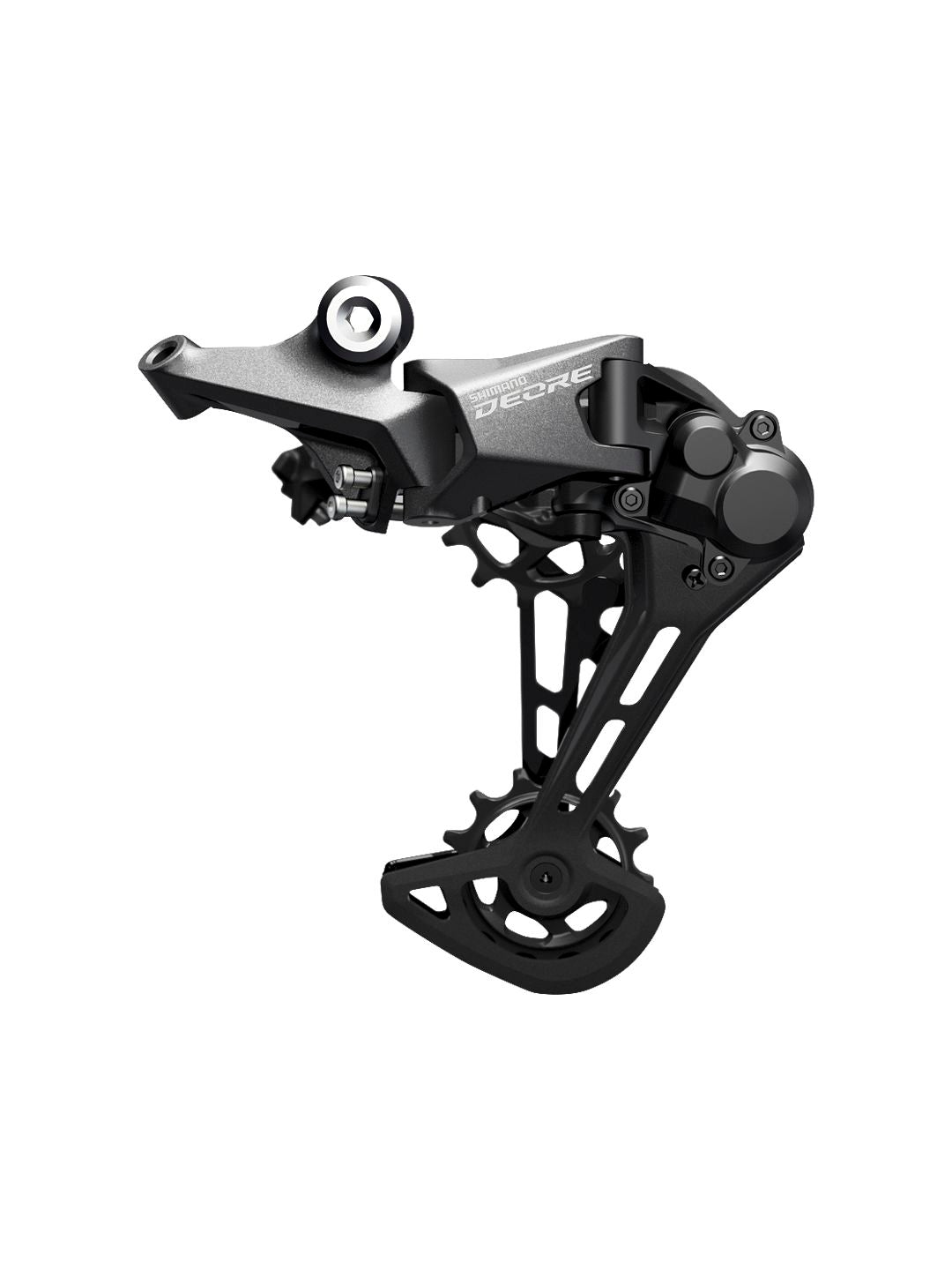 Rear Derailleurs Shimano Shimano Deore RD-M5100-SGS Rear Derailleur - 11-Speed Long Cage Black Dark Slate Gray
